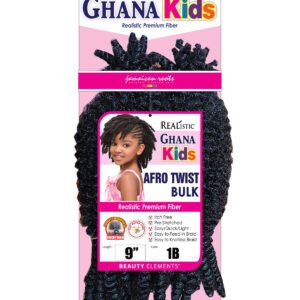 REALISTIC GHANA KIDS AFRO TWIST 9″