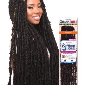 REALISTIC GHANA Butterfly Locs (M) 18"